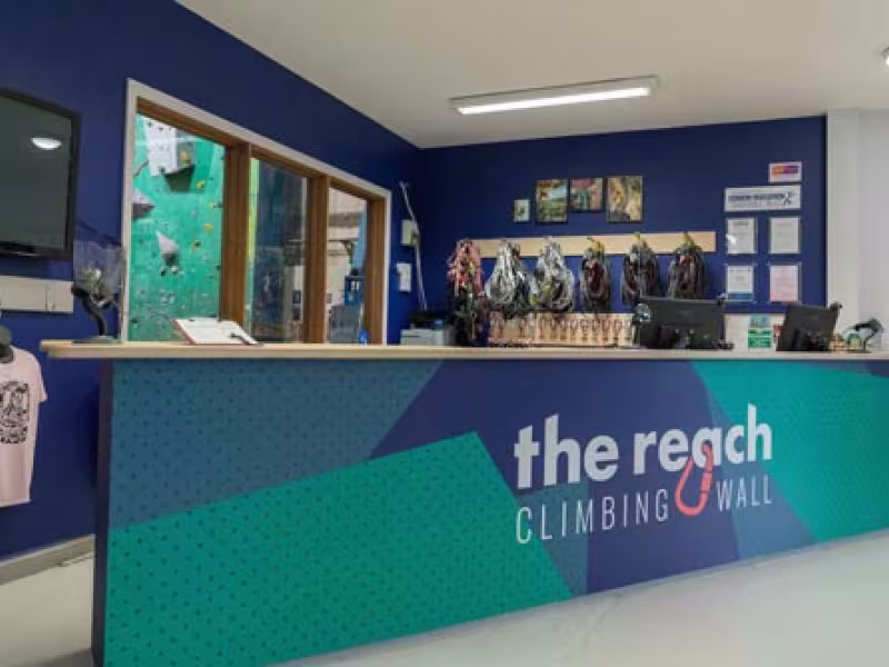 The Reach reception area